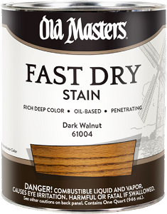 Old Masters Fast Dry Stain Dark Walnut Quart     