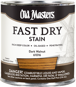 Old Masters Fast Dry Stain Dark Walnut Half Pint     