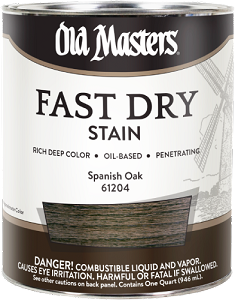 Old Masters Fast Dry Stain Spanish Oak Quart     