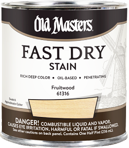 Old Masters Fast Dry Stain Fruitwood Half Pint     