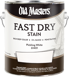 Old Masters Fast Dry Stain Pickling White Gallon    