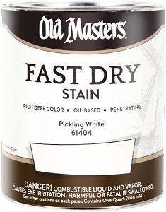Old Masters Fast Dry Stain Pickling White Quart    
