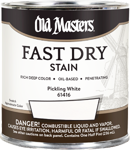 Old Masters Fast Dry Stain Pickling White Half Pint    