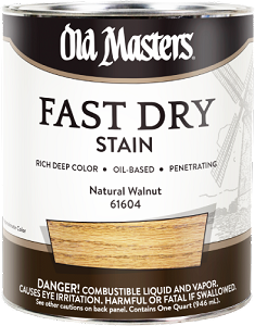 Old Masters Fast Dry Stain Natural Walnut Quart    