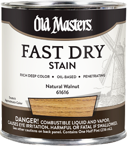 Old Masters Fast Dry Stain Natural Walnut Half Pint    