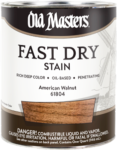 Old Masters Fast Dry Stain American Walnut Quart    