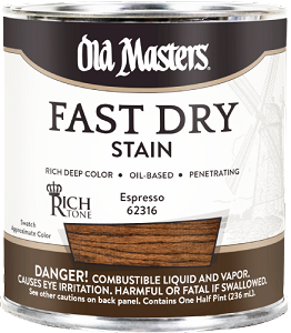 Old Masters Fast Dry Estain spresso Half Pint