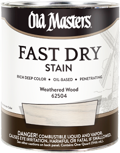 Old Masters Fast Dry Stain Weathered Wood Quart