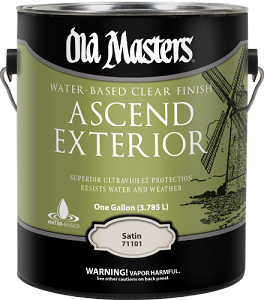 Old Masters Ascend Exterior Clear Satin Gallon