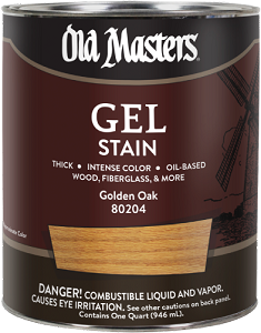 Old Masters Gel Stain Golden Oak Quart