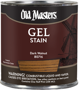 Old Masters Gel Stain Dark Walnut Half Pint