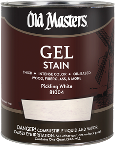 Old Masters Gel Stain Pickling White Quart