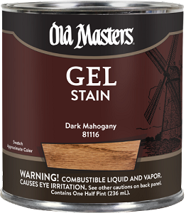 Old Masters Gel Stain Dark Mahogany Half Pint