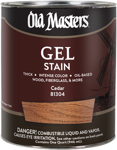 Old Masters Gel Stain Cedar Quart