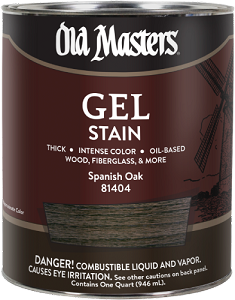 Old Masters Gel Stain Spanish Oak Quart
