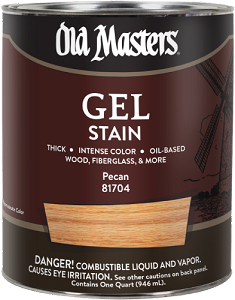 Old Masters Gel Stain Pecan Quart