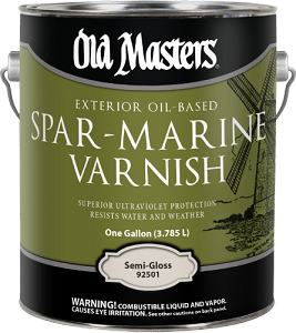 Old Masters Spar-Marine Varnish Semi-Gloss Gallon