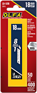 Olfa Lb-50B Heavy Duty Blades (50 Pack)