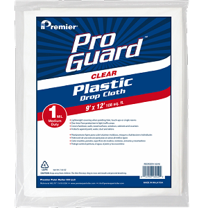 Premier Paint Plastic Drop Cloth 9