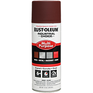 Rust-Oleum S1600 Series Industrial Choice Inverted Traffic Paint Red 12oz 