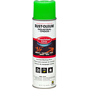 Rust-Oleum M1800 Inverted Marking Paint Flourescent Green 17oz