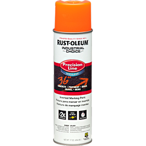 Rust-Oleum M1800 Inverted Marking Paint Flourescent Orange 17oz