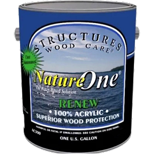 Structures Wood  Care Natureone Renew Clear Gallon