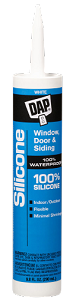 Dap 100% Silicone White 9.8oz