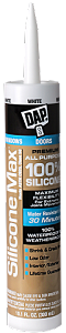 DAP Silicone Max Window & Door White 10.8oz 