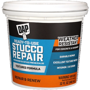 DAP Stucco Patch Ready-to-Use White Quart 