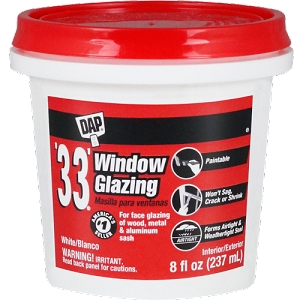 DAP 33 Glazing White Half Pint