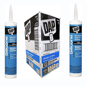 Dap 100% Silicone Clear 9.8oz
