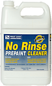 Great Lakes Labs No Rinse Pre-Paint Cleaner Gallon