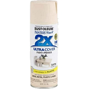 Rust-Oleum Painter's Touch Multi Purpose Spray Paint Ivory Silk Satin 12-Ounce