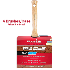 Wooster Bravo Stainer Brush, 5 1/2-Inch