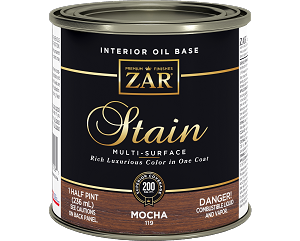 UGL Zar stain Mocha Half Pint 