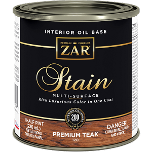 UGL Zar stain Premium Teak Half Pint