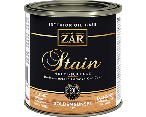 UGL Zar stain Golden Sunset Half Pint 