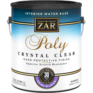 UGL Zar Crystal Clear Poly Semi-Gloss Gallon