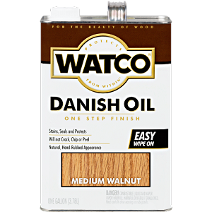 Watco Danish Oil Medium Walnut Gallon