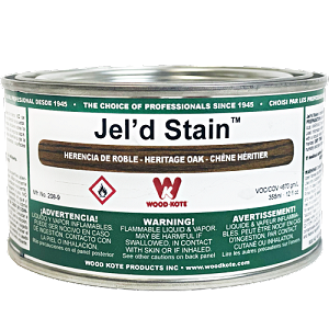 Wood-Kote 2089 Jel'D Wood Stain Heritage Oak 12oz  