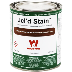 Wood-Kote 2094 Jel'D Wood Stain Red Mahogany Quart  