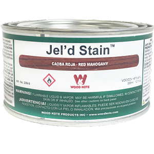 Wood-Kote 2099 Jel'D Wood Stain Red Mahogany 12oz  