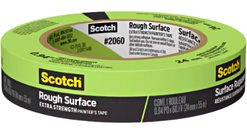 3M 2060  5-Day Masking Tape 1"x 60yd 