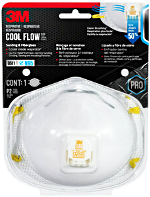 3M N95 Particulate Respirator with Vent (10 Pack) 