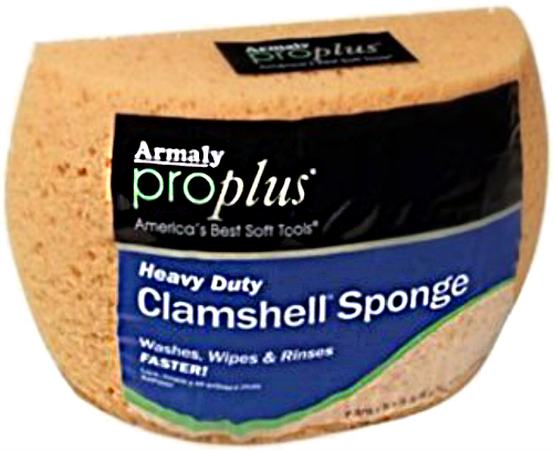 Armaly Clamshell Poly Sponge  7.375"x 5"x 5.375" 