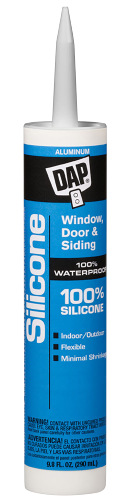 Dap 100% Silicone Aluminum 9.8oz 