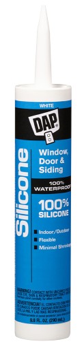 Dap 100% Silicone White 9.8oz 