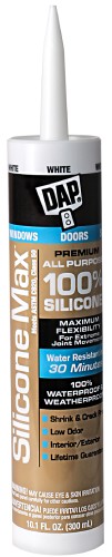 DAP Silicone Max Window & Door White 10.8oz 