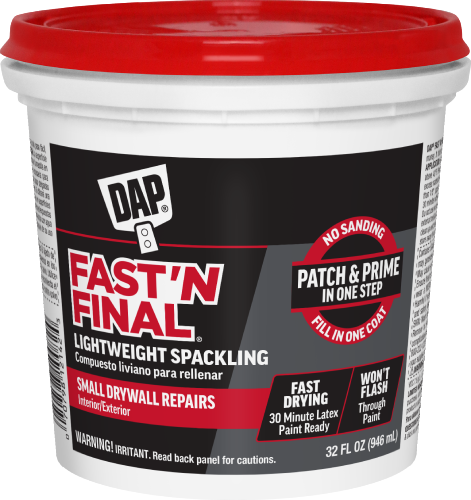 Dap Fast N' Final Spackle Quart 